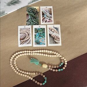 Mala Necklace or wrist wrap with Tassel